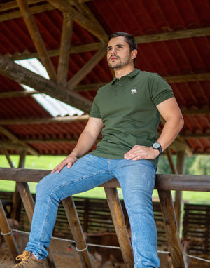 Polo Básica Horsefarm Verde