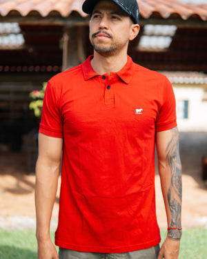 Polo Básica Girolando Roja
