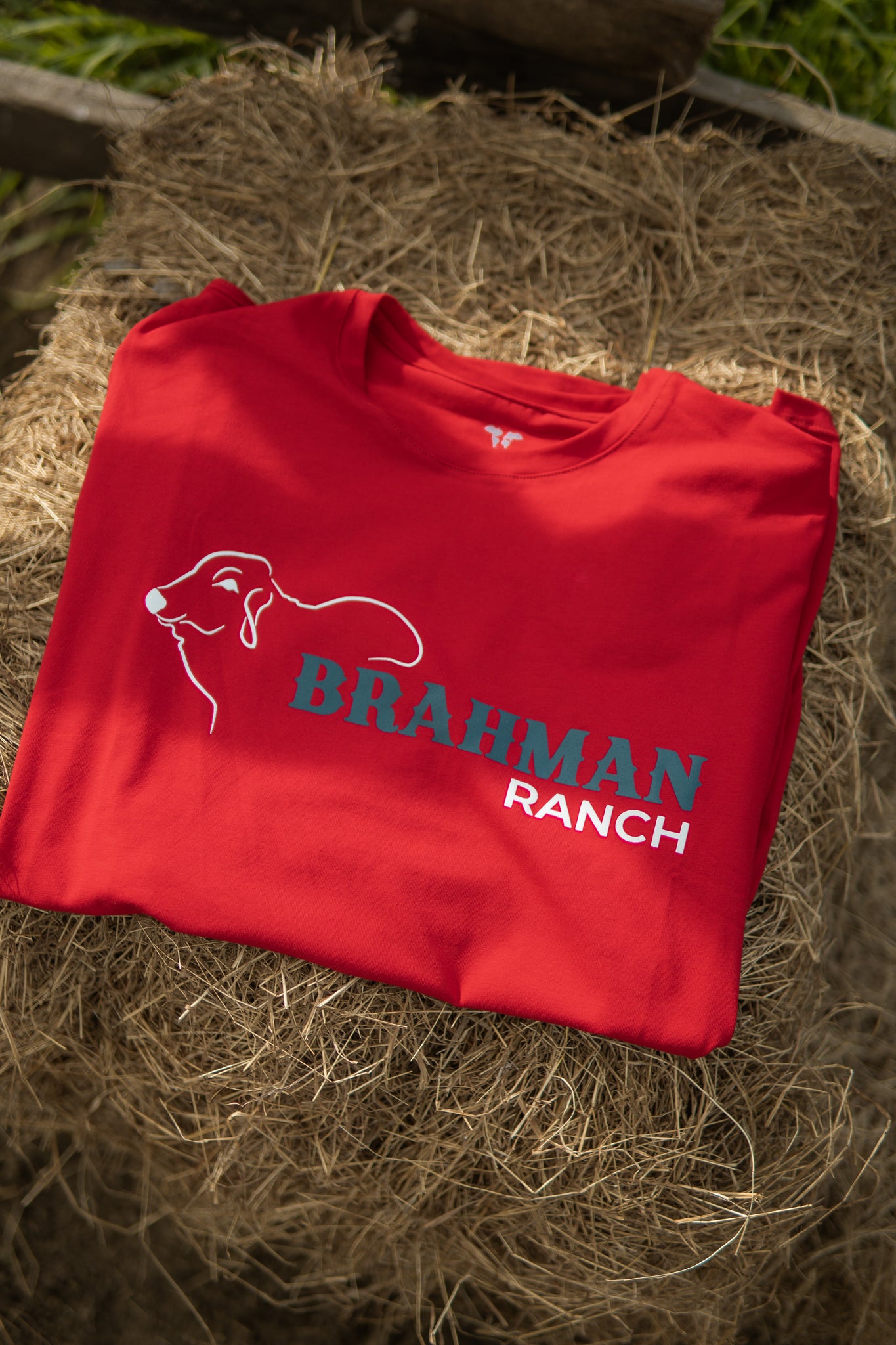 Camiseta Brahman Ranch Roja 1033