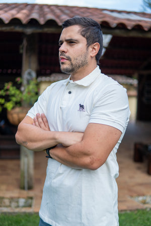 Polo Básica Horsefarm Blanca