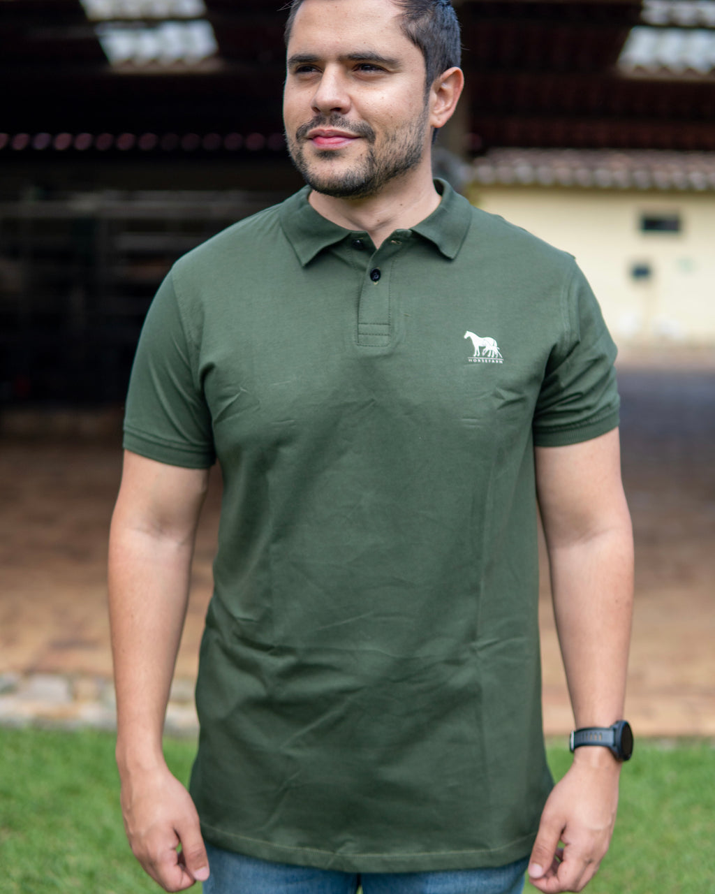Polo Básica Horsefarm Verde