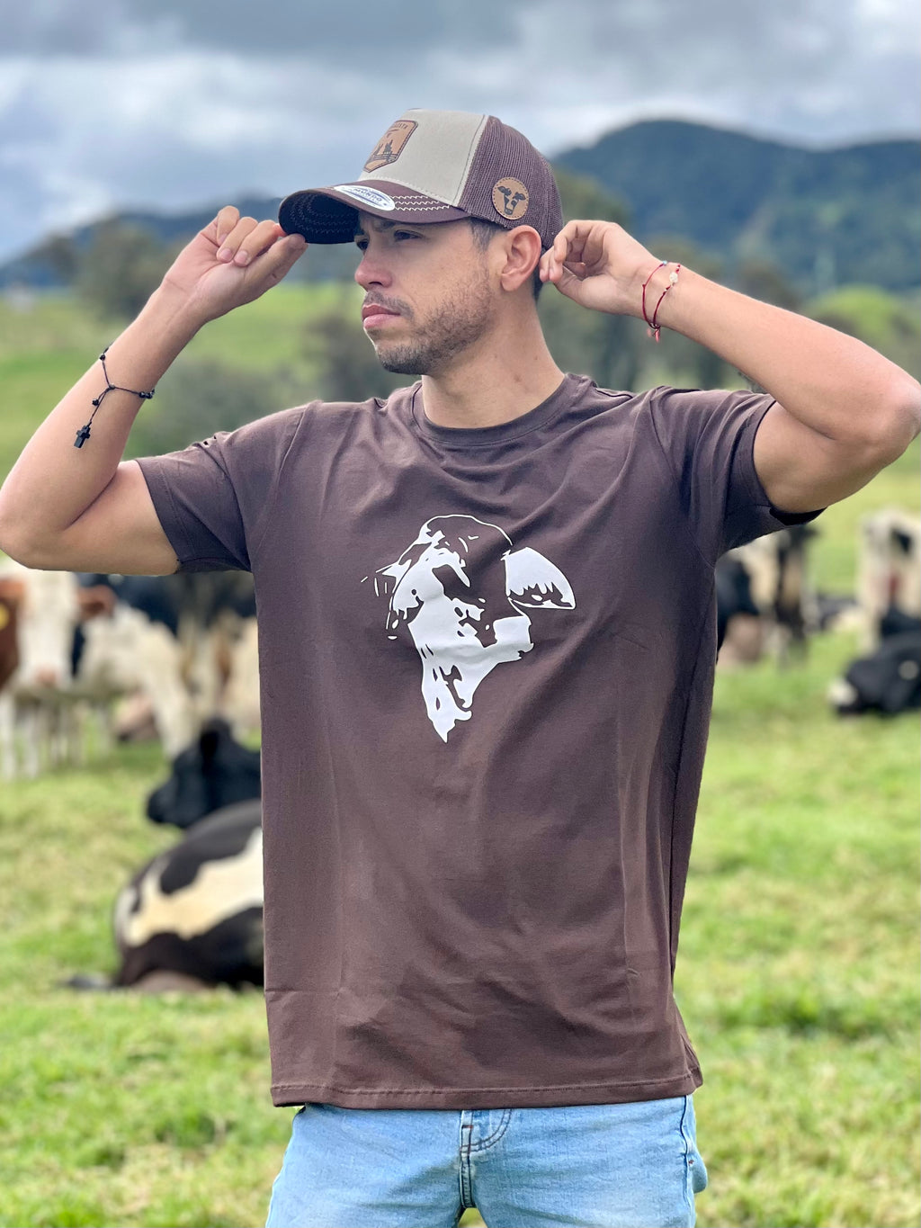 Camiseta Brahman Silueta Cafe 2035