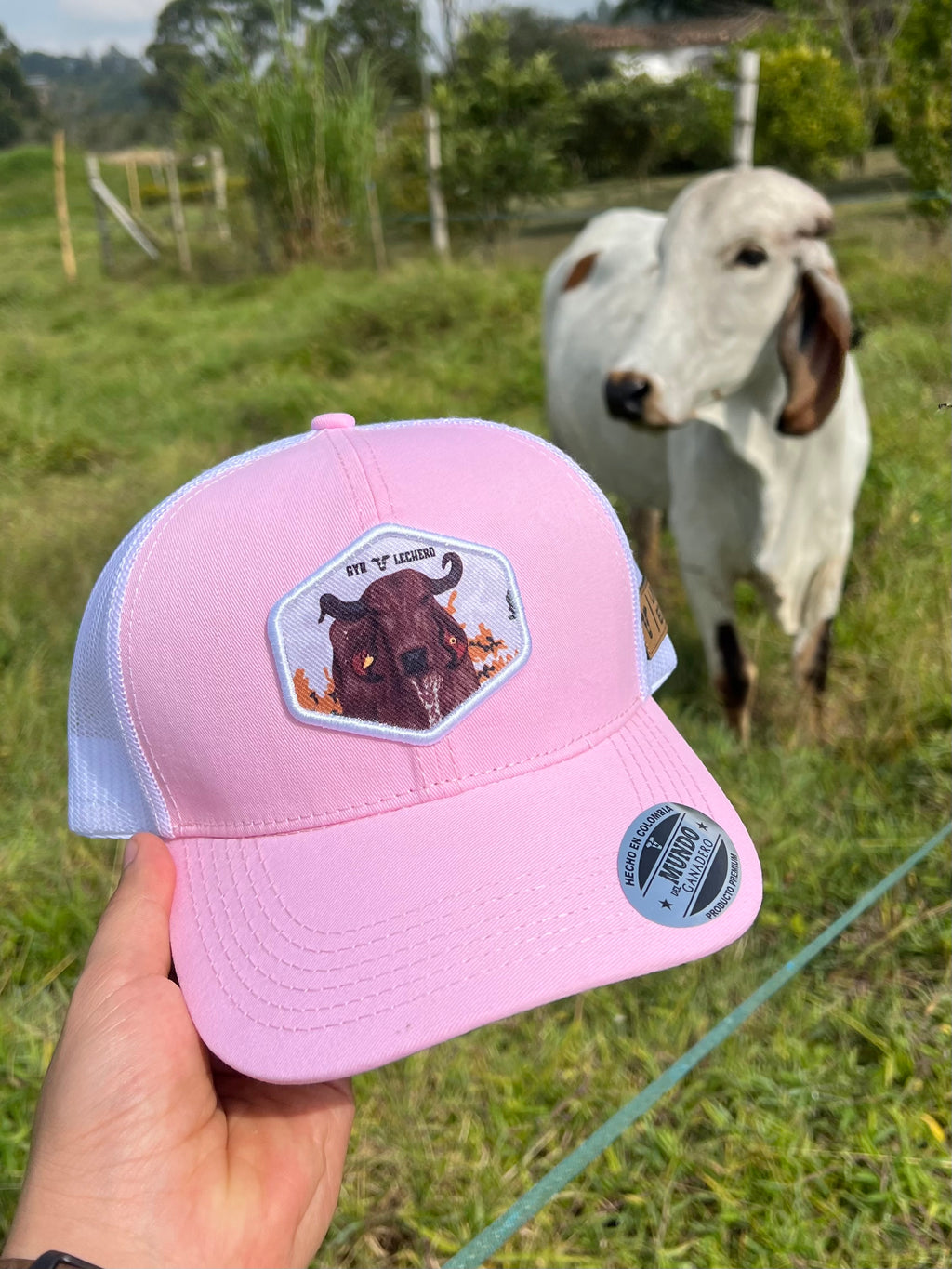 Gorra Gyr Lechero Rosa