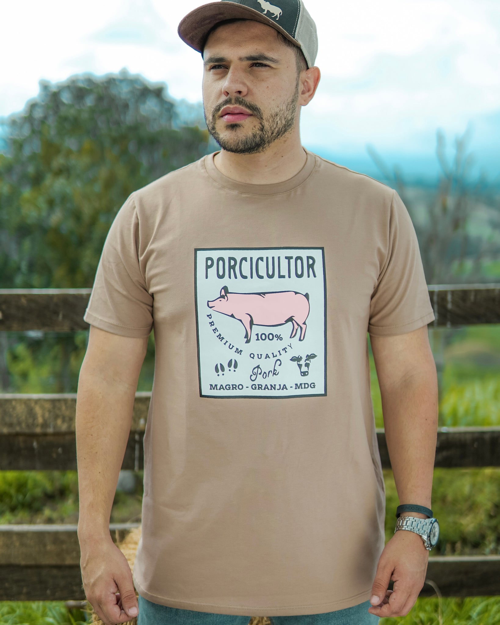 Camiseta Porcicultor Cafe 1036