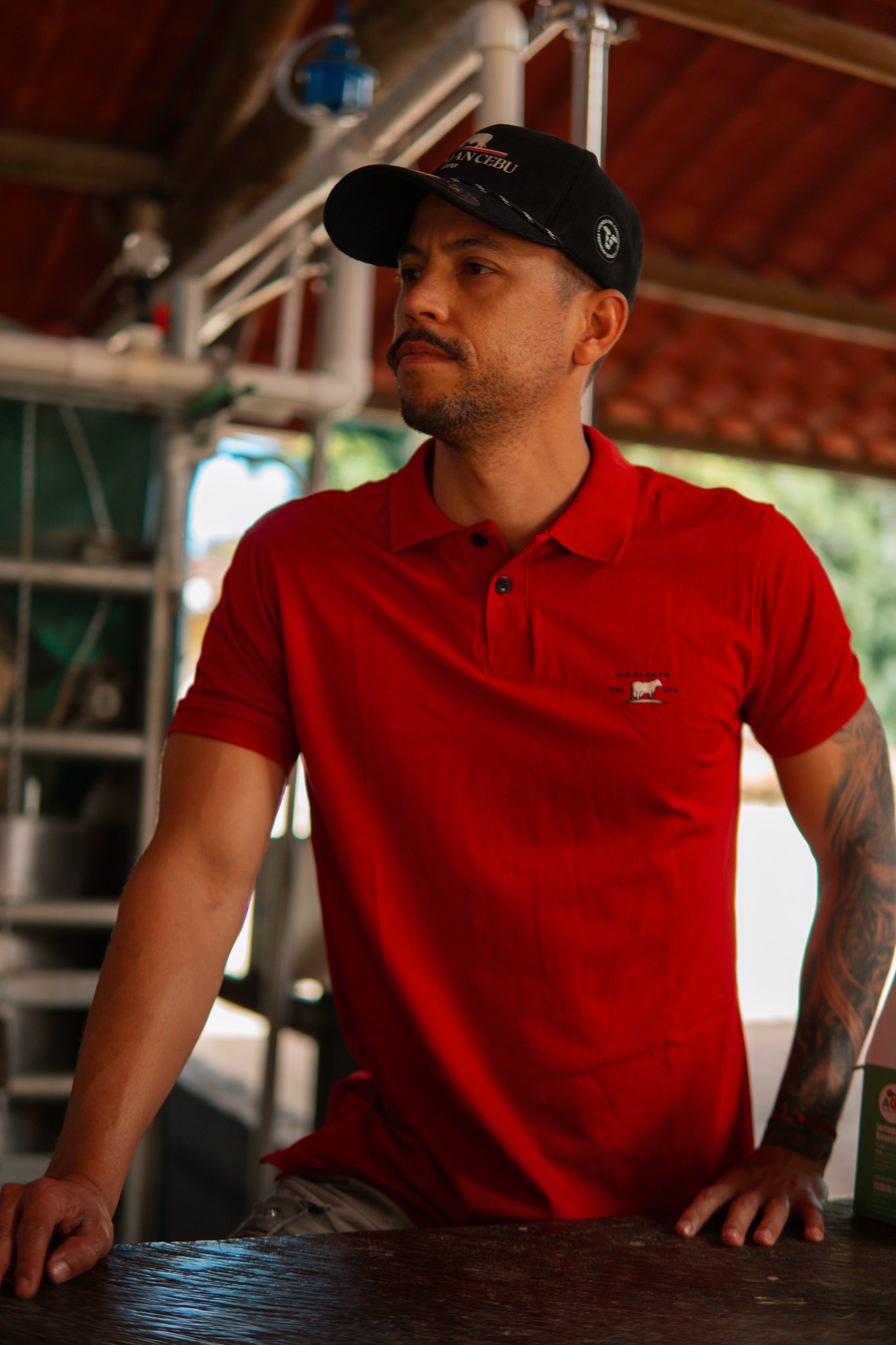Polo Básica Girolando Roja