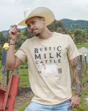 Camiseta Gyr Rustic Milk Beige