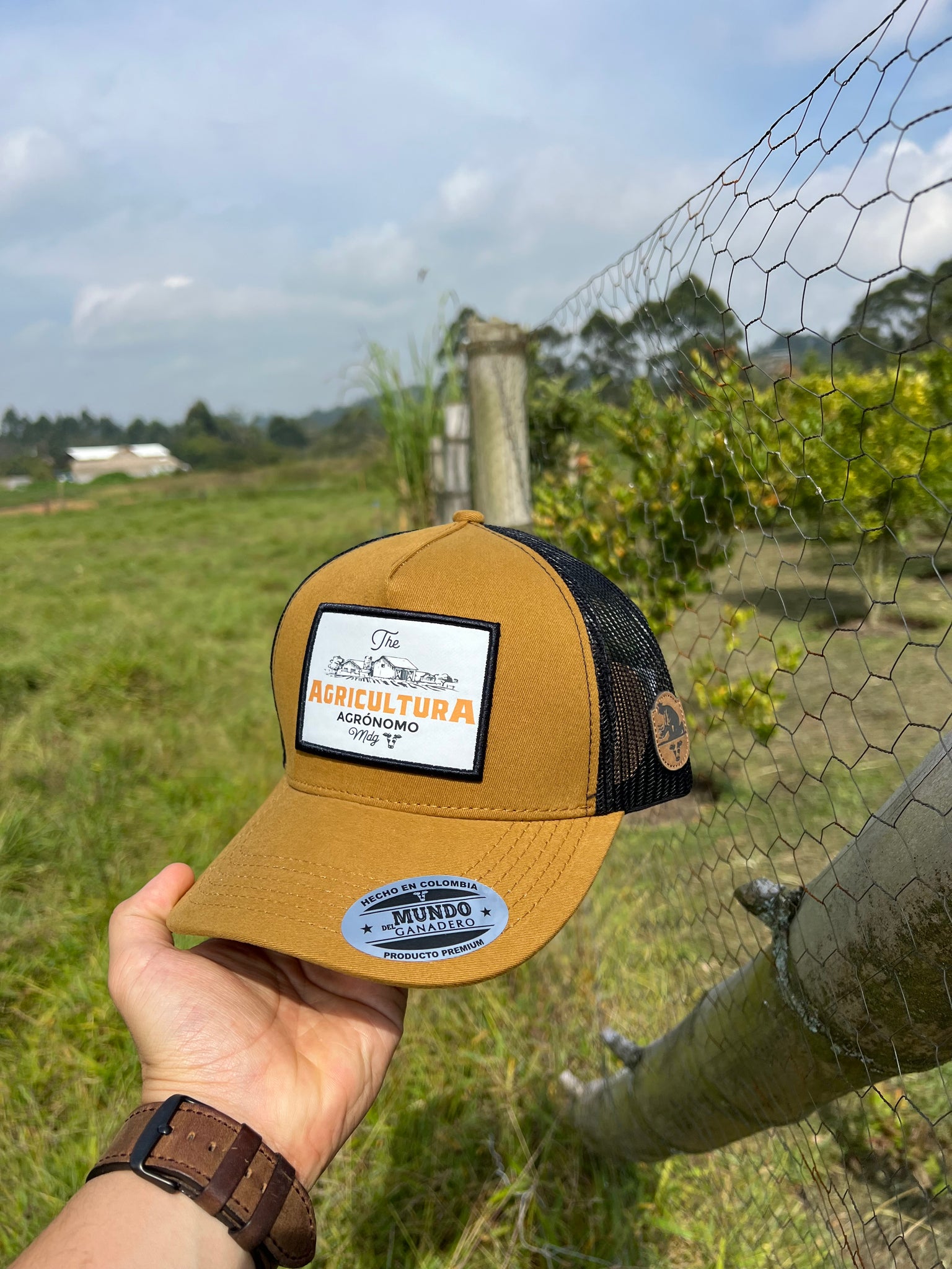 Gorra The Agricultura Mostaza