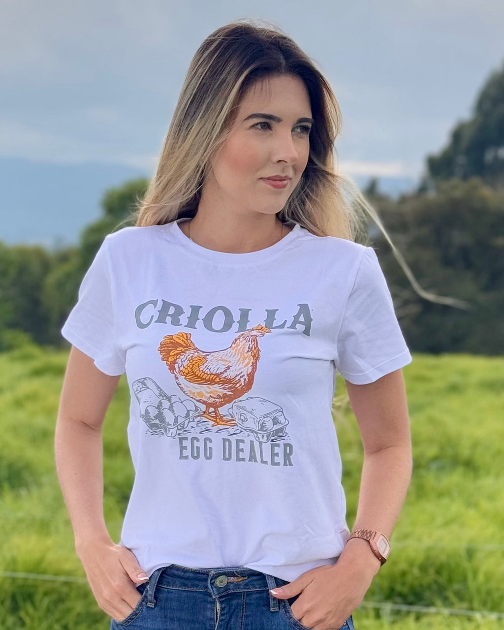 Camiseta Criolla Blanca 1062