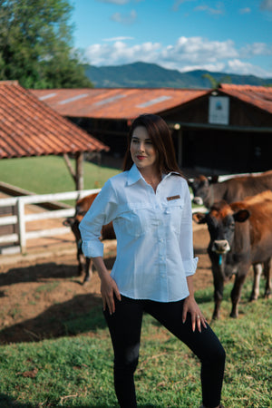 Camisa Outdoor Manga Larga Mujer