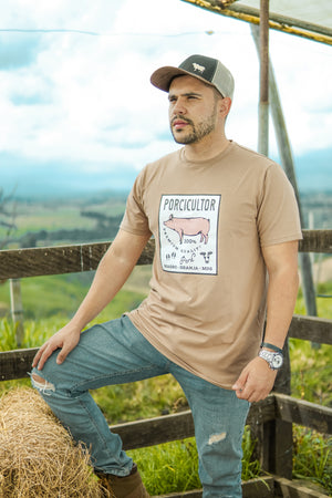 Camiseta Porcicultor Cafe 1036