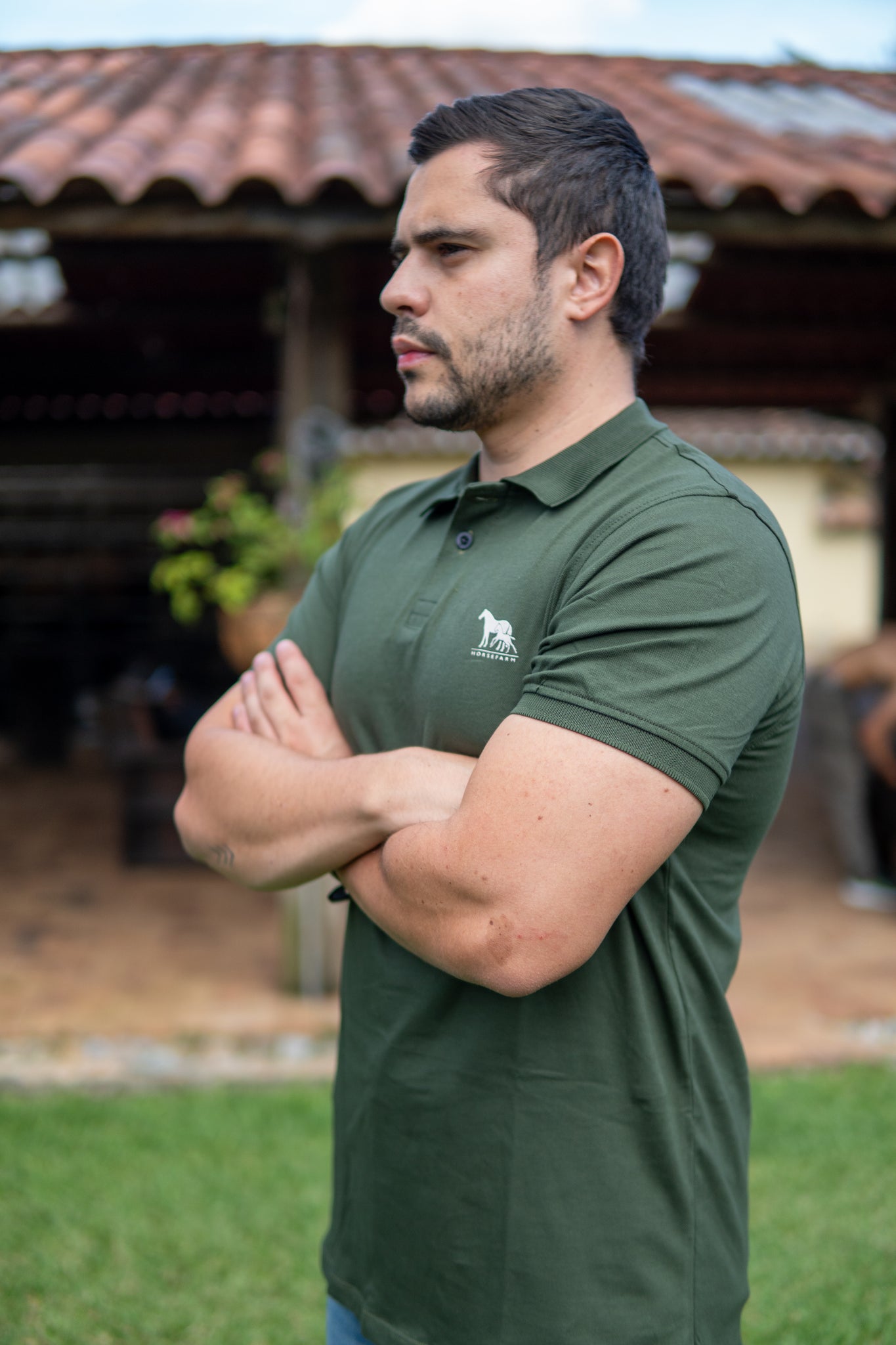 Polo Básica Horsefarm Verde