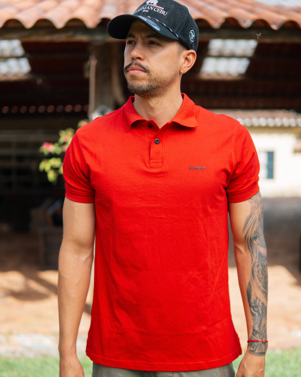 Polo Básica Brahman Roja