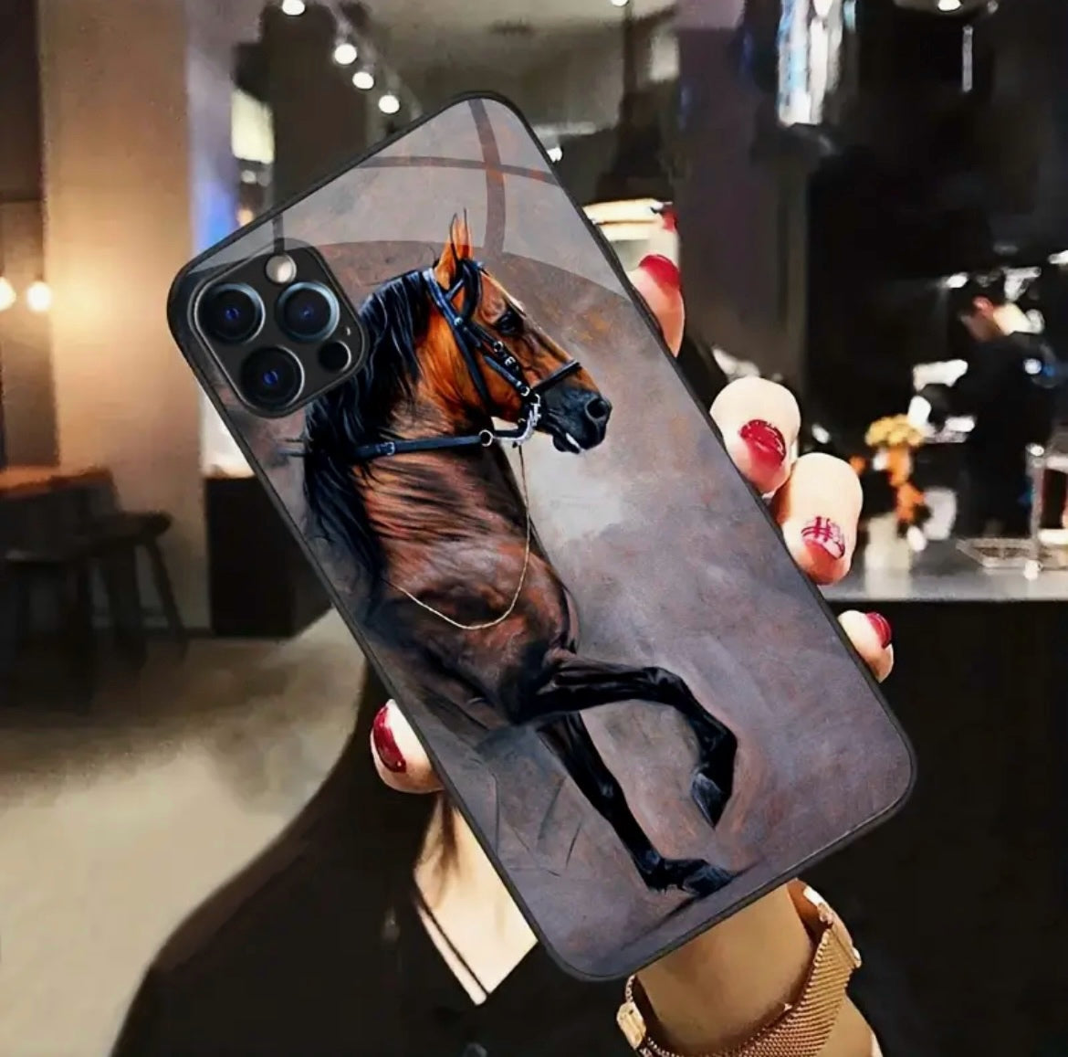 Estuche Caballo iphone 14 pro