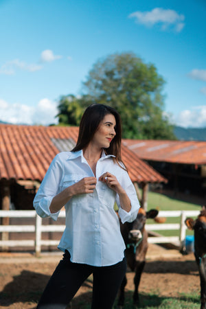 Camisa Outdoor Manga Larga Mujer