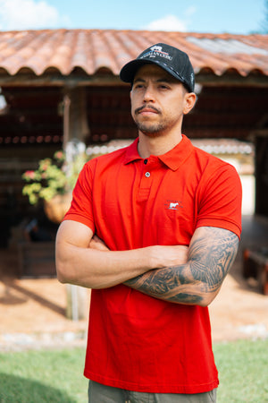 Polo Básica Girolando Roja