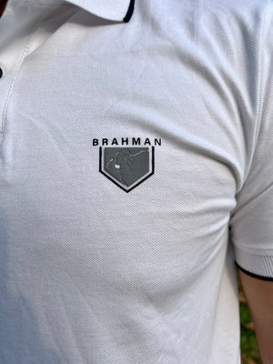 Polo Brahman Escudo Blanca 0899