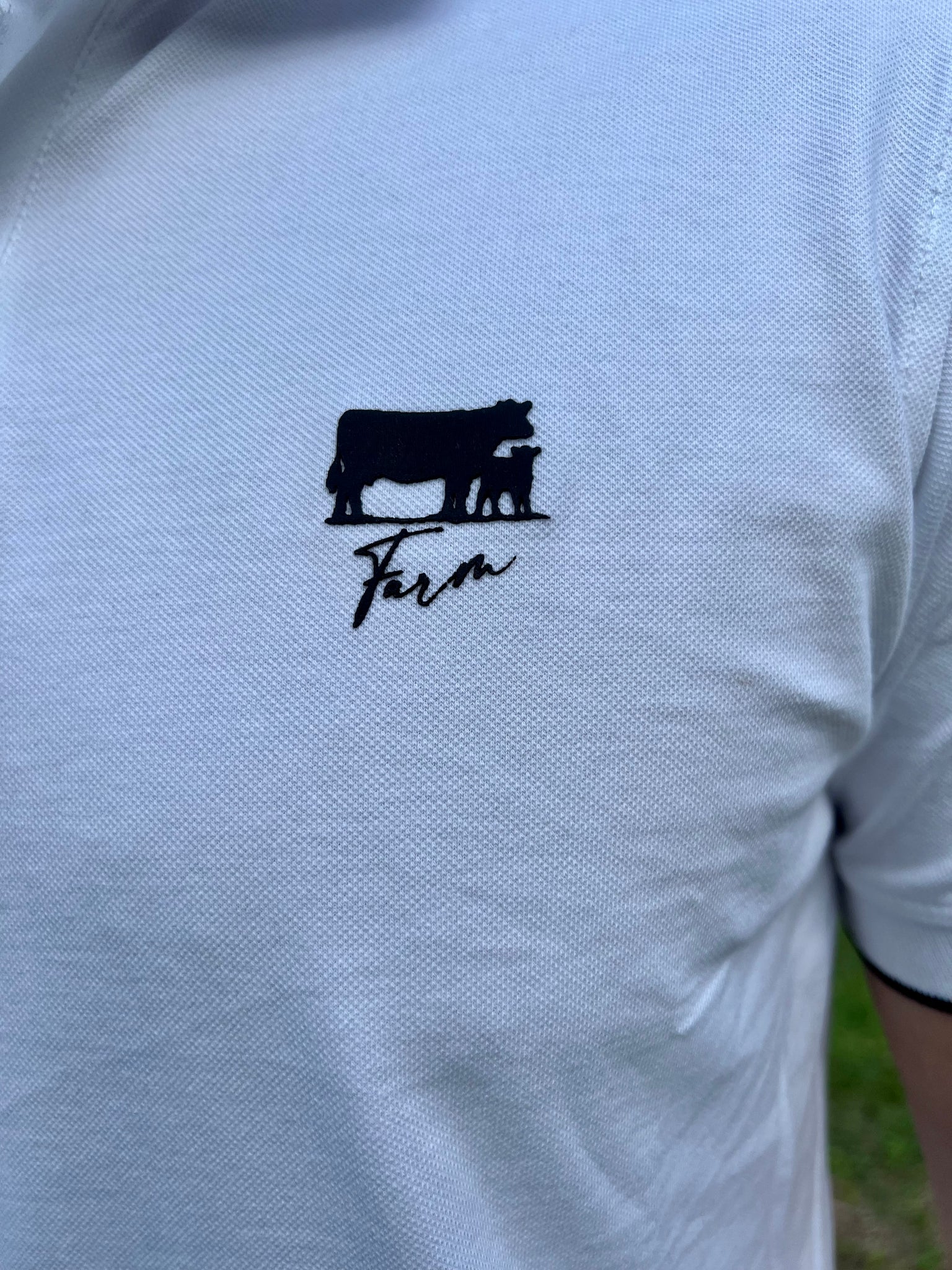 Polo Farm Vaca Cria Blanca 0890