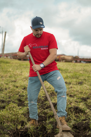 Camiseta Brahman Ranch Roja 1033