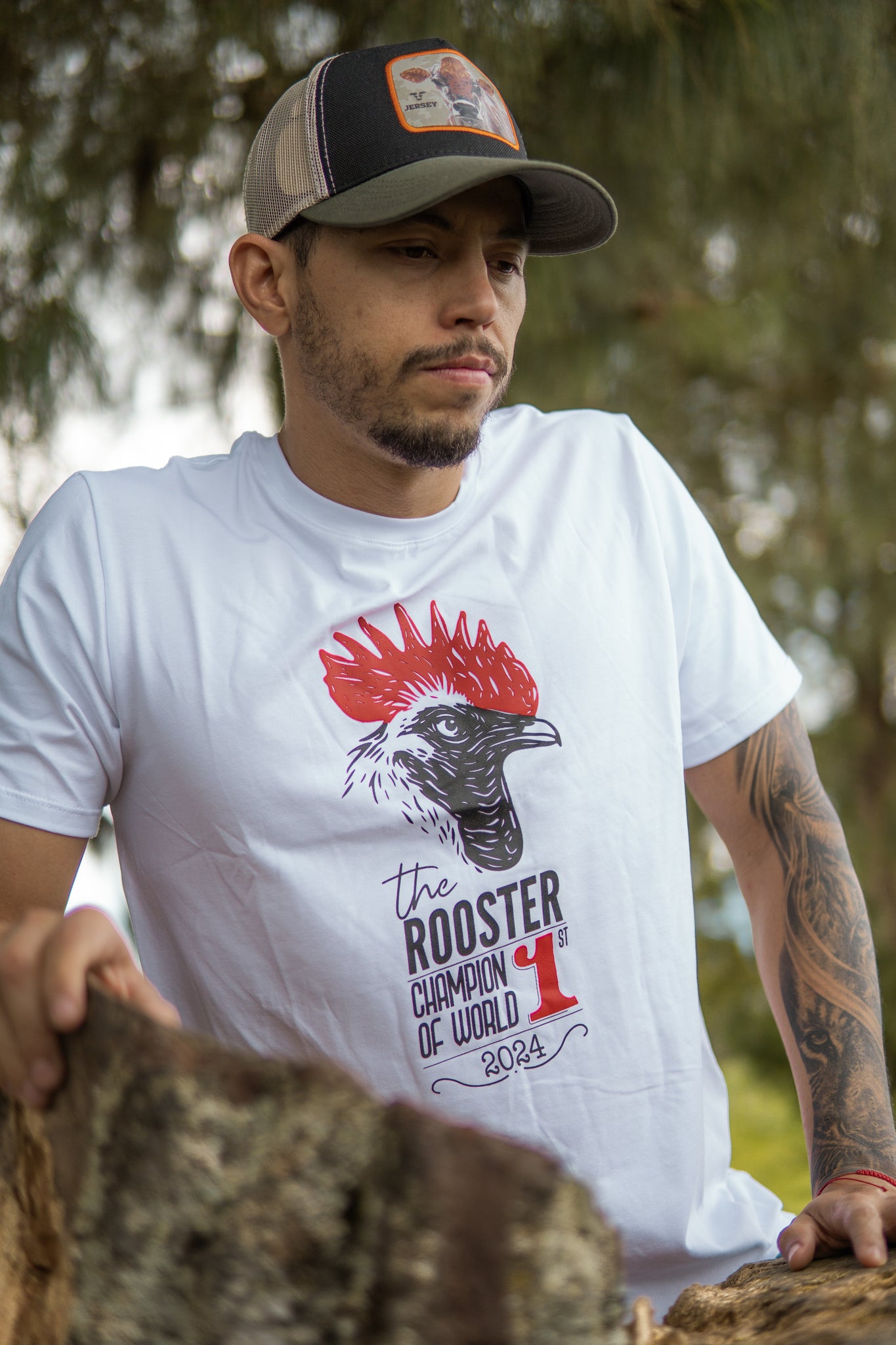 Camiseta The Rooster Blanca 1050