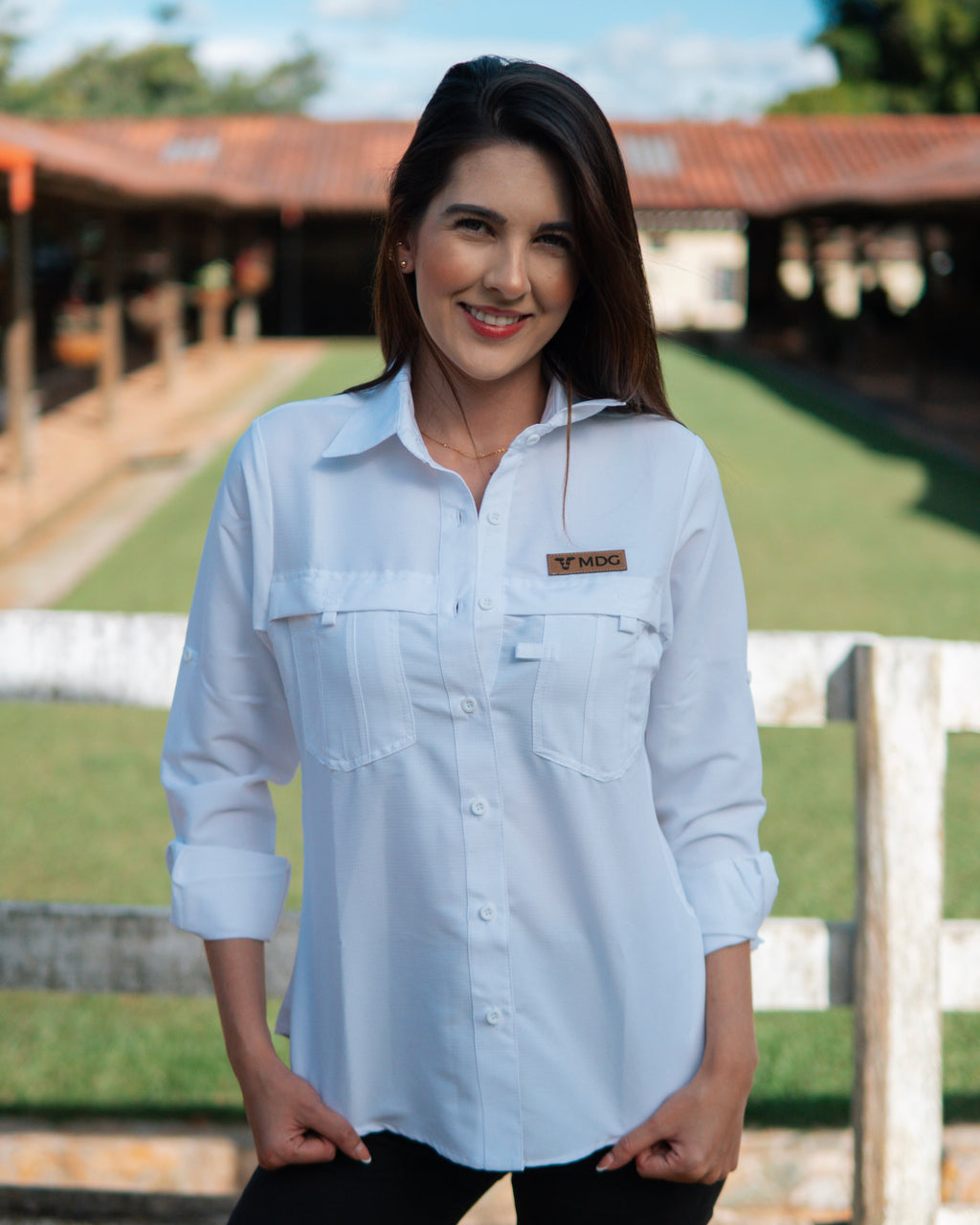 Camisa Outdoor Manga Larga Mujer