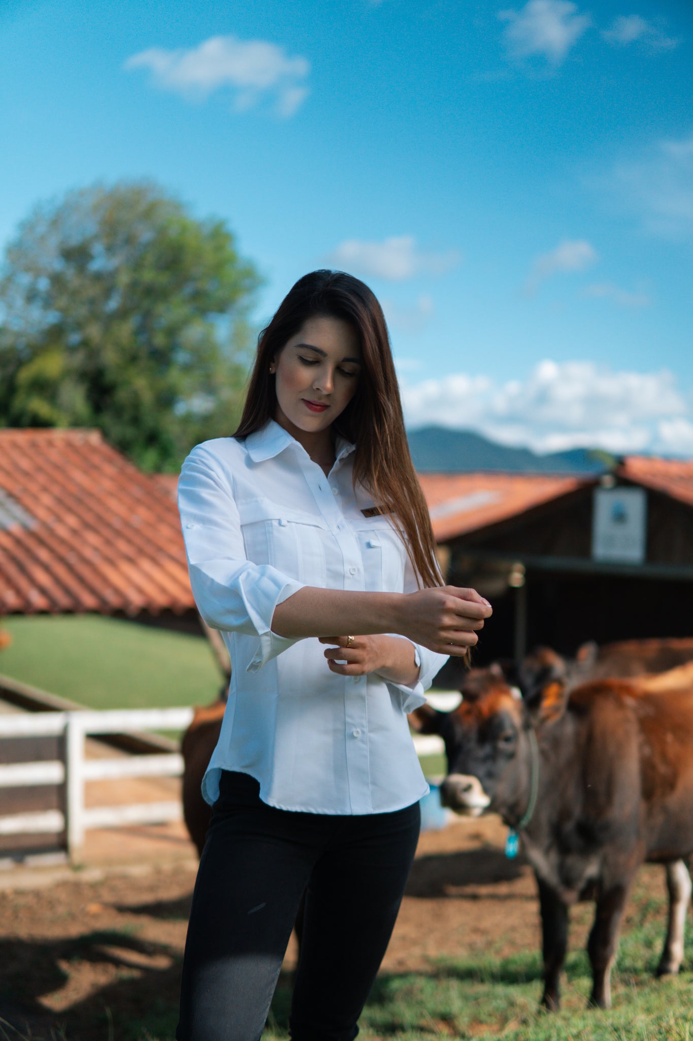 Camisa Outdoor Manga Larga Mujer