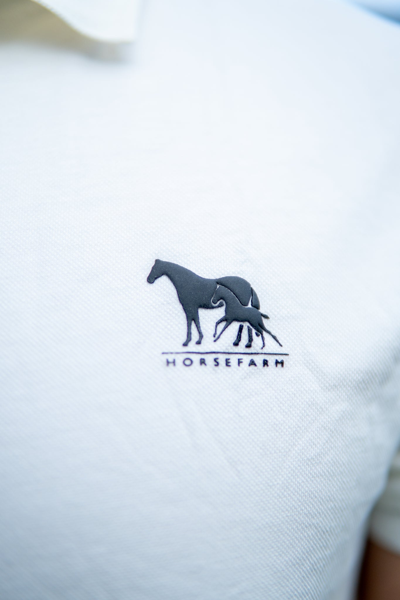 Polo Básica Horsefarm Blanca