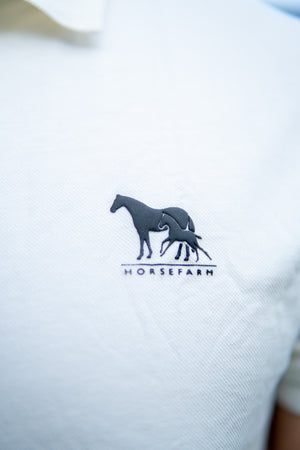 Polo Básica Horsefarm Blanca