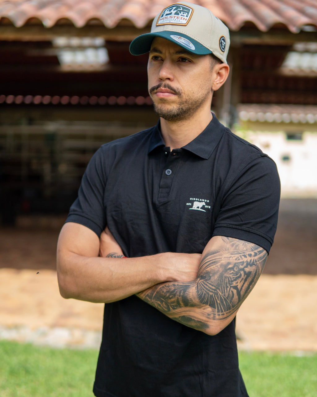 Polo Básica Girolando Negra