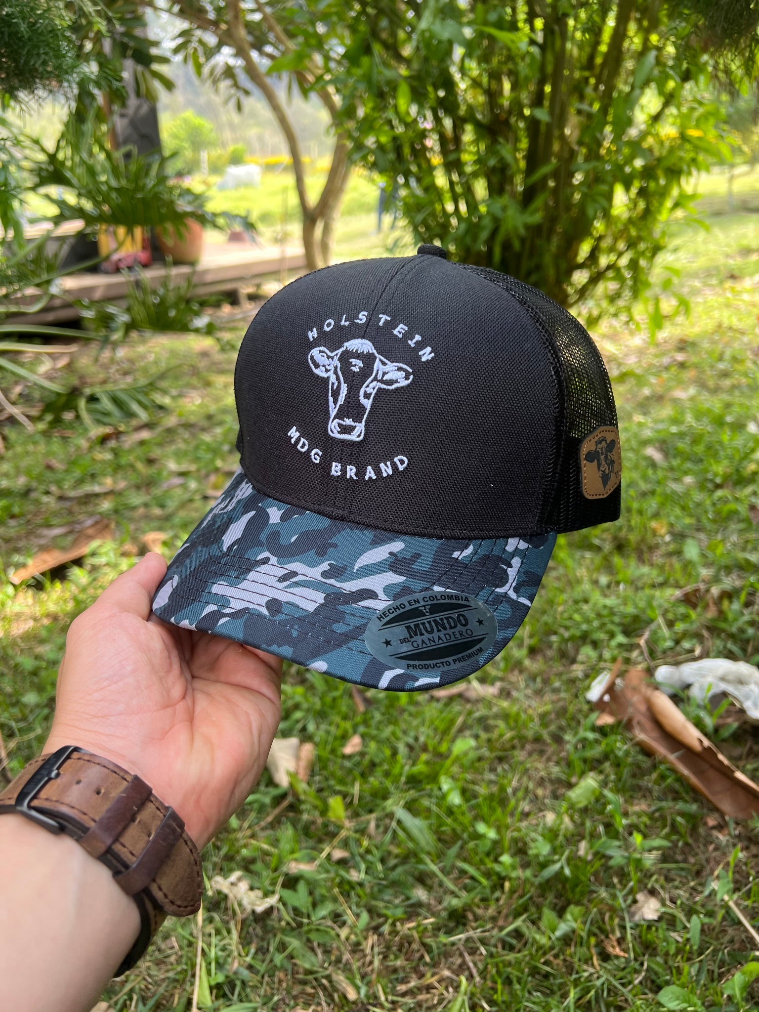 Gorra Holstein MDG Brand Negra