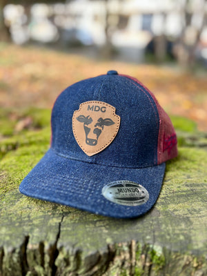 Gorra MDG escudo Vino