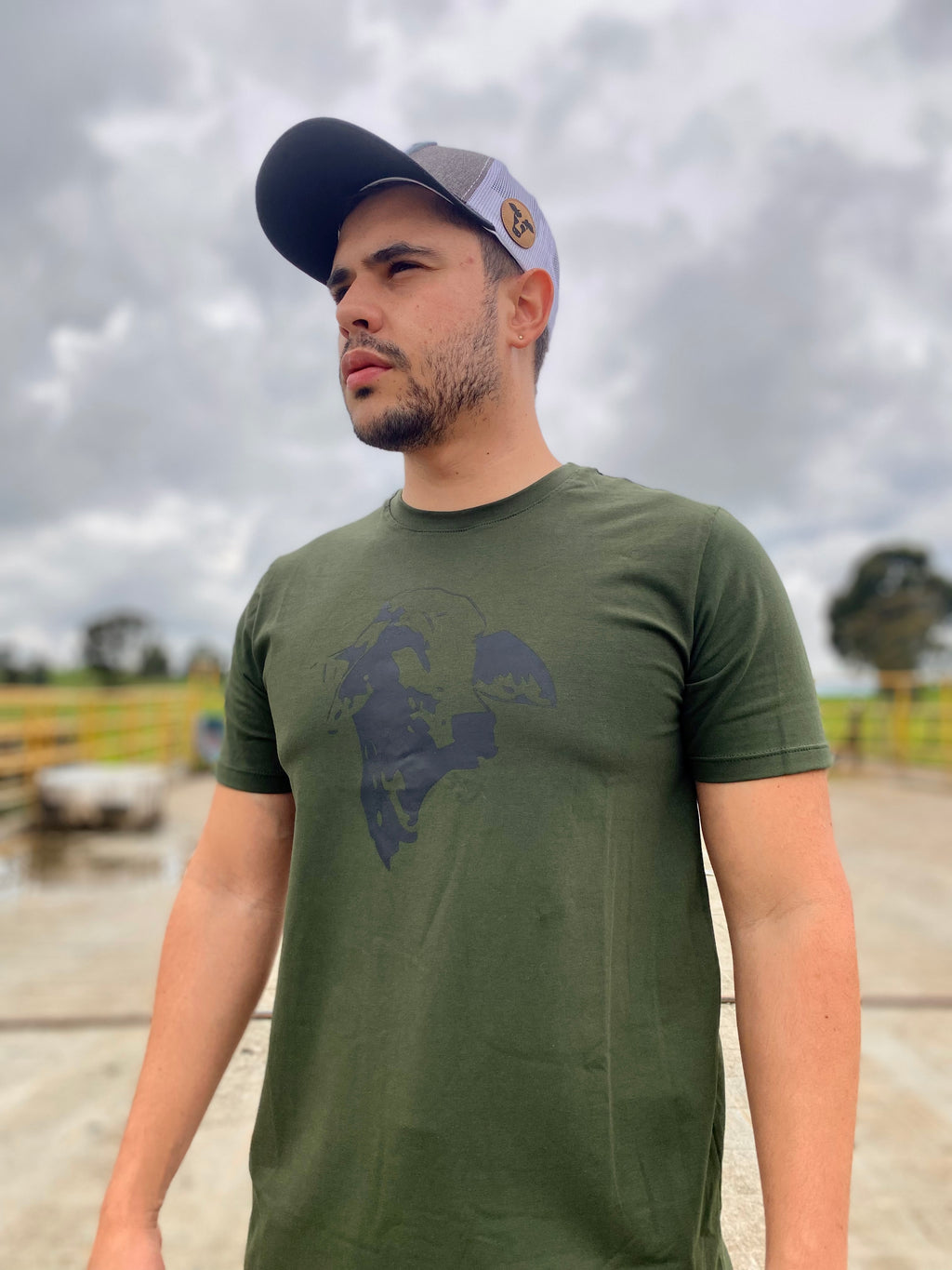 Camiseta Silueta Brahman Verde 1457