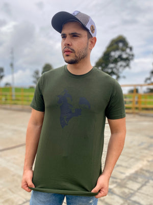 Camiseta Silueta Brahman Verde 1457