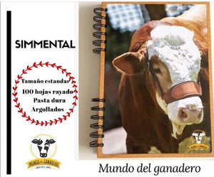 Cuaderno Simmental 100 hojas rayadas