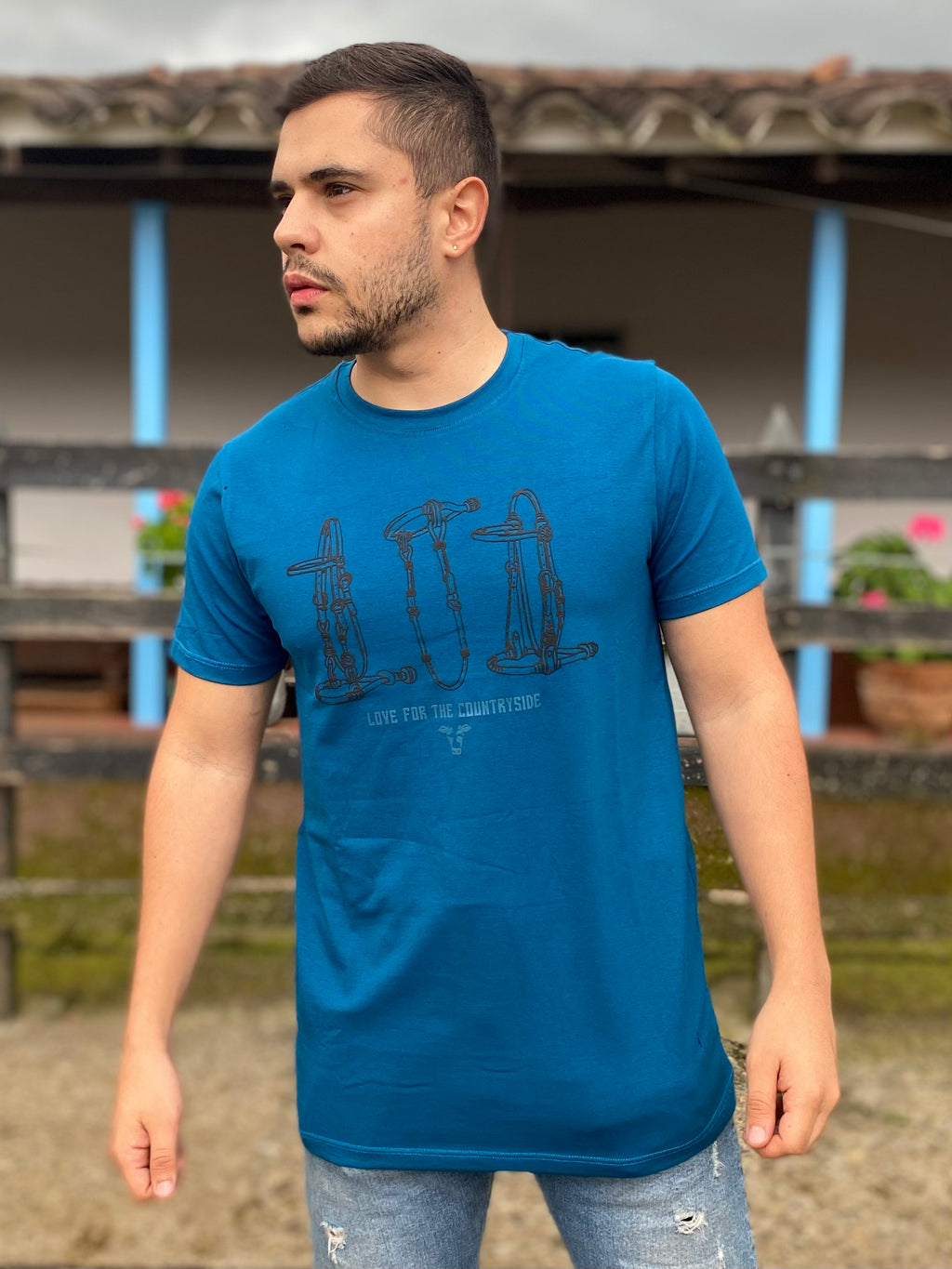Camiseta Aperos Trio Azul H 1376