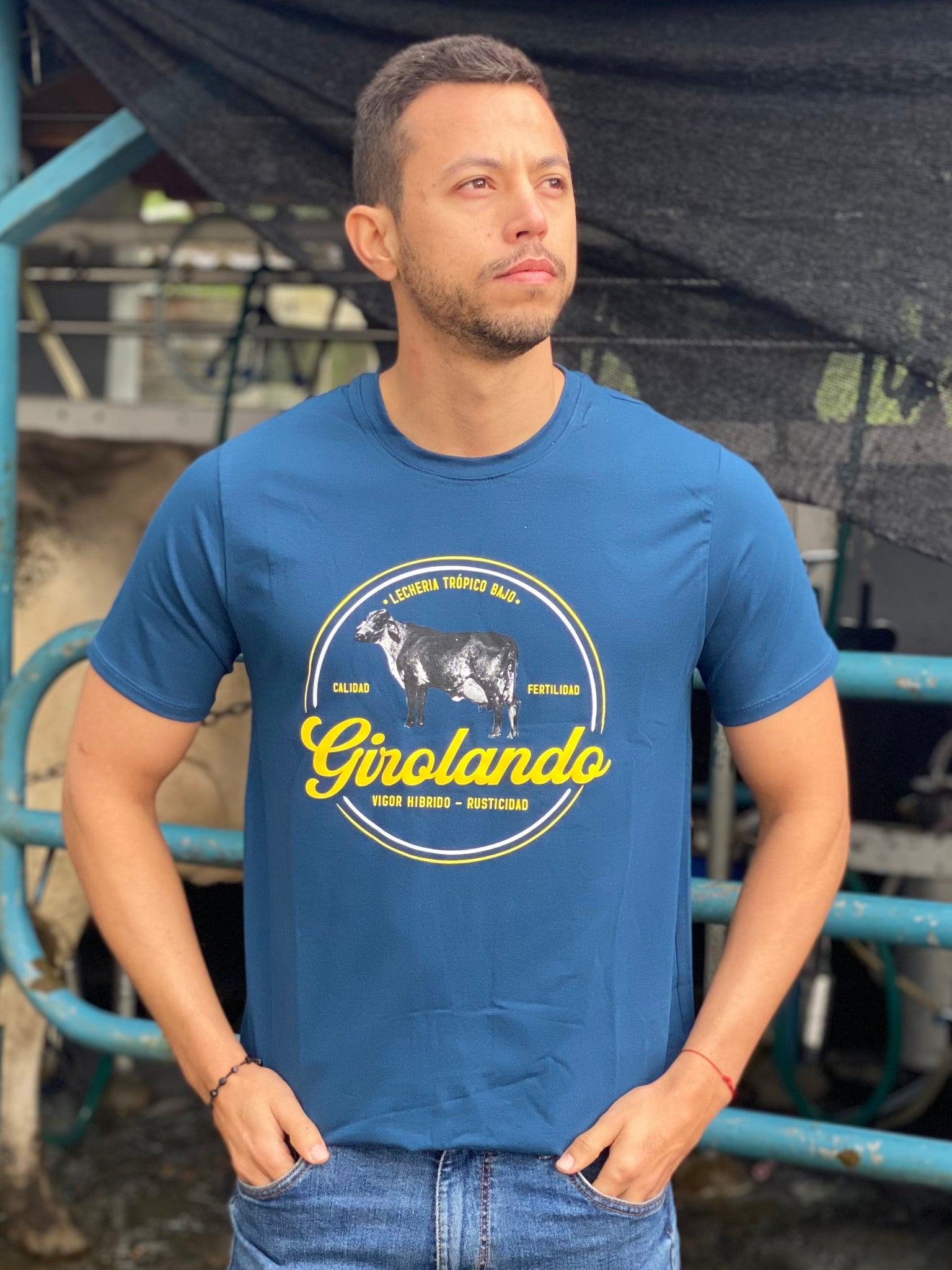 Camiseta Girolando Azul H 1364