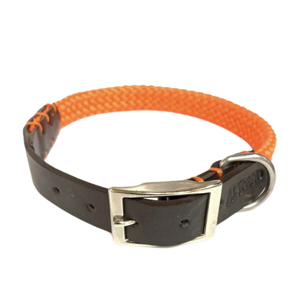 Collar Piola Plana Naranja